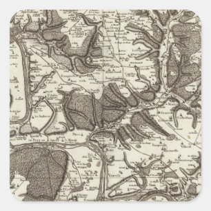 Sticker Carré Rouen