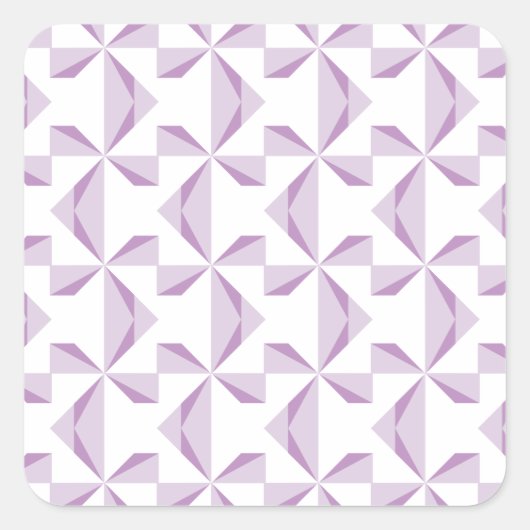 Sticker Carré Roues pourpres (Devant)