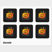 Sticker Carré rouge ou chou-chou (Feuille)