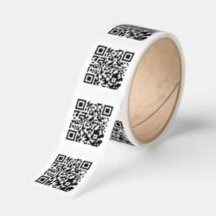 Rouleau d'autocollants ronds classiques de code QR