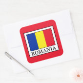 Sticker Carré Roumanie (Enveloppe)
