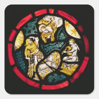 Roundel représentant l'Annonciation aux bergers