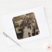 Sticker Carré Route des Rois, Brooklyn en 1929 (Enveloppe)