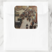 Sticker Carré Route des Rois, Brooklyn en 1929 (Sac)