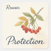 Sticker Carré Rowan Protection (Devant)