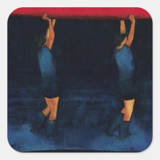 Sticker Carré Rowers 2010 (Devant)