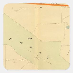 Sticker Carré Roxbury Ouest, Massachusetts 4