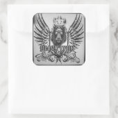 Sticker Carré Royal black Lyon  (Sac)