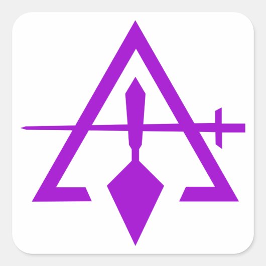 STICKER CARRÉ ROYAL ET SÉLECTIONNER LES MAÎTRES (Devant)