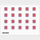 Sticker Carré Royaume-Uni - Drapeau Union Jack (Feuille)