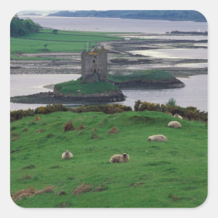 Sticker Carré Royaume-Uni, Écosse, île de Skye, vieux