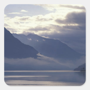 Sticker Carré Royaume-Uni, Écosse. Loch Duich