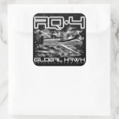 Sticker Carré RQ-4 Global Hawk (Sac)