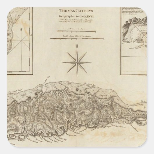 Sticker Carré Ruatan ou rotin (Devant)