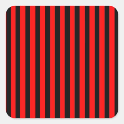 Sticker Carré Ruby Black (Devant)