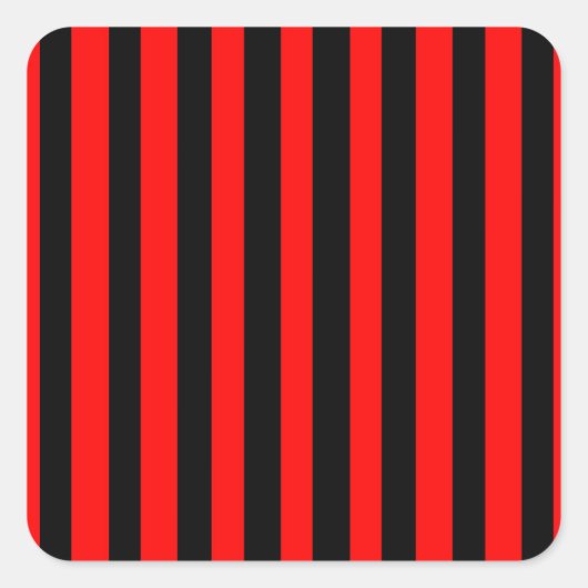 Sticker Carré Ruby Black (Devant)