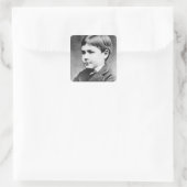 Sticker Carré Rudyard Kipling, c.1870 (Sac)