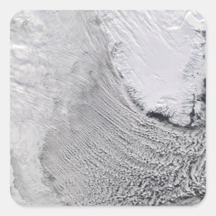 Sticker Carré Rues de nuage en mer de Labrador