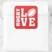 Sticker Carré Rugby Love (Sac)