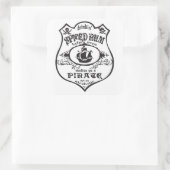 Sticker Carré Rum épicé Pirate Boisson Thunder_Cove (Sac)