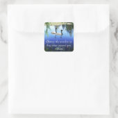 Sticker Carré Rumi Les merveilles (Sac)