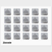 Sticker Carré Russe Blizzard (Feuille)