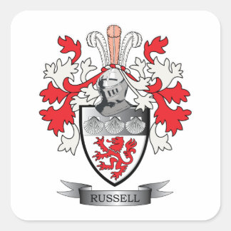 Sticker Carré Russell Coat of Arms