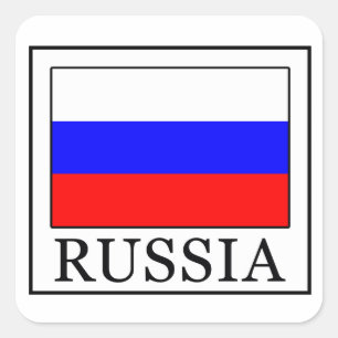 Sticker Carré Russie