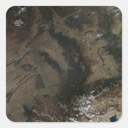 Sticker Carré Russie centrale du Sud (Devant)