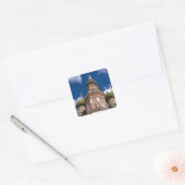 Sticker Carré Russie, Moscou, place Rouge. St. Basil's 2 (Enveloppe)