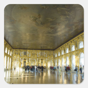 Sticker Carré Russie, Saint-Pétersbourg, Palais de Catherine (a