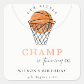 Sticker Carré Rust Notre Petit Champ Basketball N'Importe Quel Â (Devant)