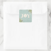 Sticker Carré Rustic Coastal Christmas (Sac)