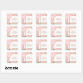 Sticker Carré Rustic Fall Bird Swing Fête des mariées préférer a (Feuille)