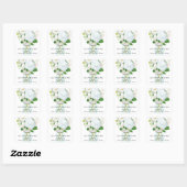 Sticker Carré Rustique Pays Mason Fleurs Jar Blanches Hydrangeas (Feuille)