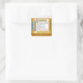 Sticker Carré RX Funny Happy Prescription (Sac)