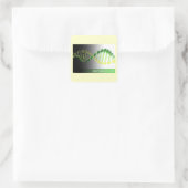 Sticker Carré Rythme de vie (Sac)