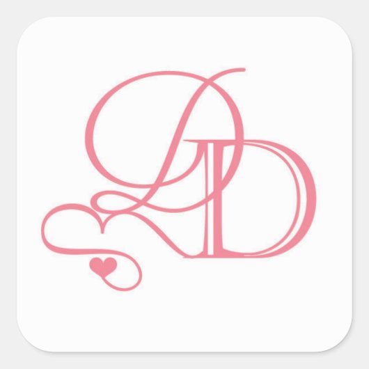 Sticker Carré Sac de bienvenue de Dana et David (Devant)