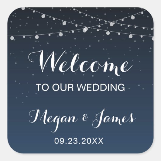 Sticker Carré Sac de bienvenue de la Marine Céleste (Devant)