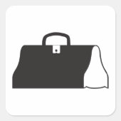 Sticker Carré Sac Médicale (Devant)