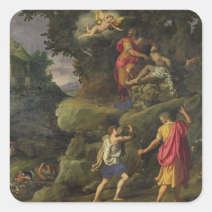Sticker Carré Sacrifice of Isaac, 1601