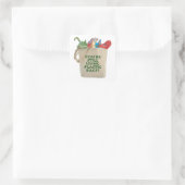 Sticker Carré Sacs en plastique (Sac)