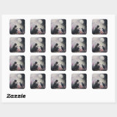 Sticker Carré Sahira (Feuille)