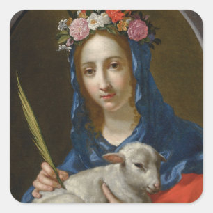 Sticker Carré Saint Agatha (par Cesare Dandini)
