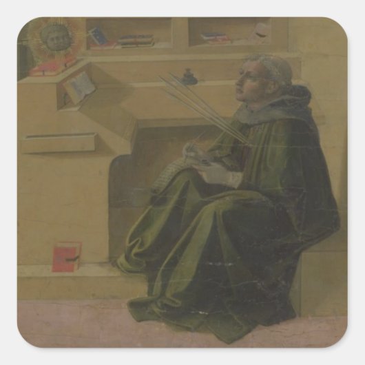 Sticker Carré Saint-Augustine in his Study (Devant)