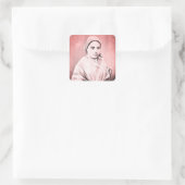 Sticker Carré Saint Bernadette Soubirous enfant (Sac)