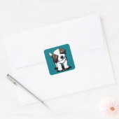 Sticker Carré Saint Bernard (Enveloppe)