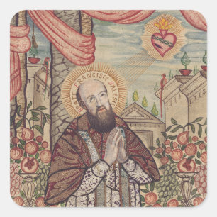 Sticker Carré Saint François de Sales Évêque de Genève