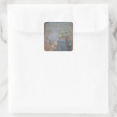 Sticker Carré Saint François Prêcher aux oiseaux, 1297-99 (Sac)