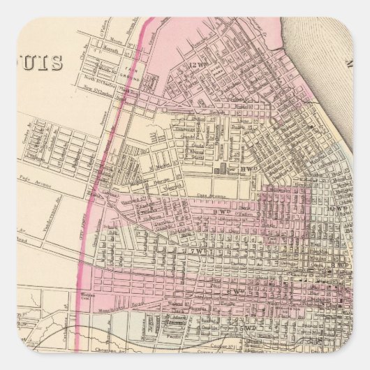 Sticker Carré Saint-Louis (Devant)